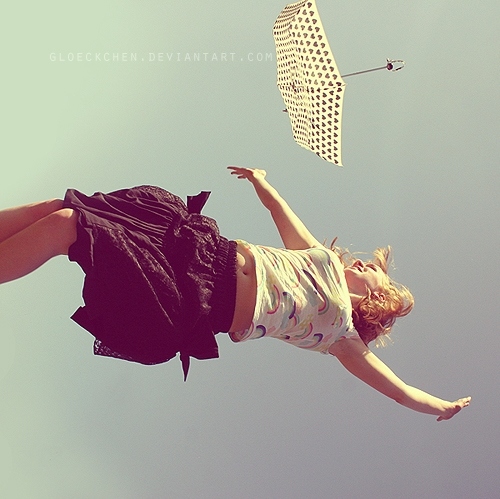 blond, girl and jump