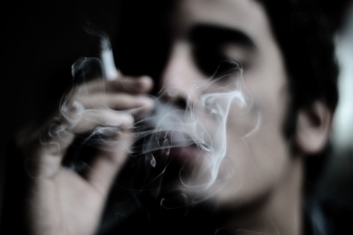 blur, boy and cigarette