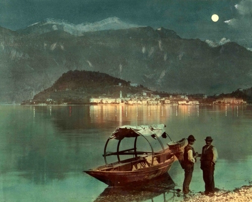 1900, bellagio and boat