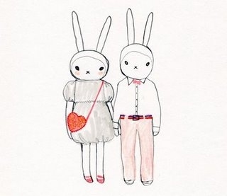 bunny,  fashion and  fashion illustration