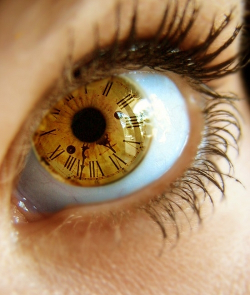 clocks, eye, eyes, lashes, numbers, roman numerals - image #8111 on