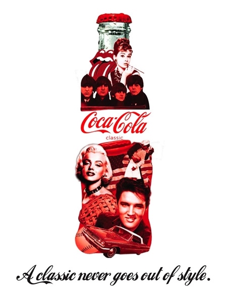 classic, coca and coke