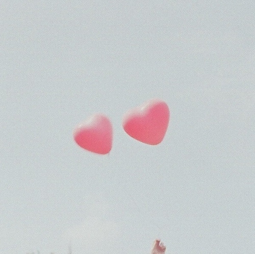 balloons, blue and heart