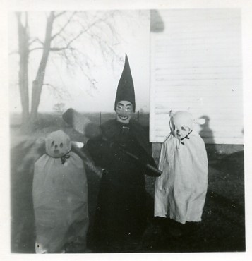 black and white, costumes and creepy