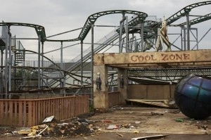 abandoned,  amusement park and  cool