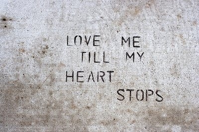 le love,  love and  love me till my heart stops