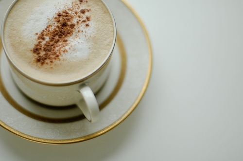 cappuccino, coffee and cream