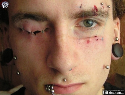 ouch, piercings and retarded