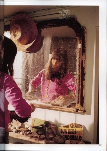 bat for lashes, girl and mirror