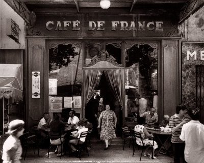 1930s,  black and white and  cafe