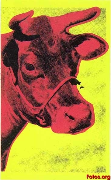 andy, andy warhol and cow