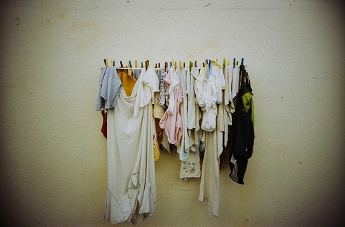 clothes, clothesline and hanging