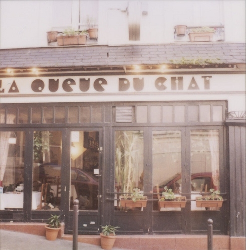 cafe, exterior and montmartre