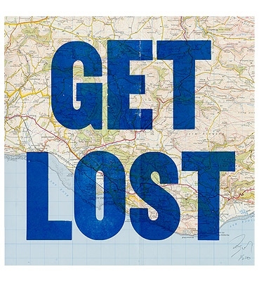 advice, blue and get lost