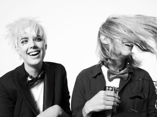 agyness deyn, black and white and fashion