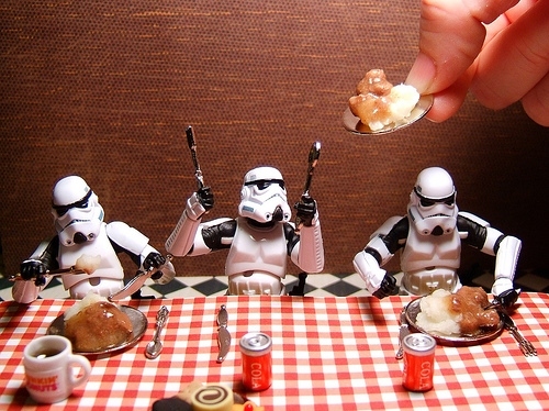 dinner, fun and star wars
