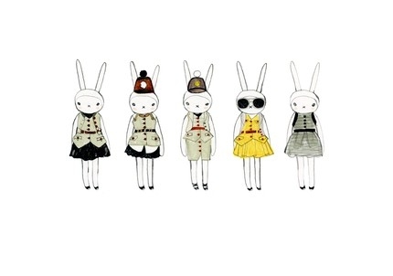 bunny,  etsy and  fashion