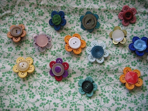 artesanato, buttons and craft