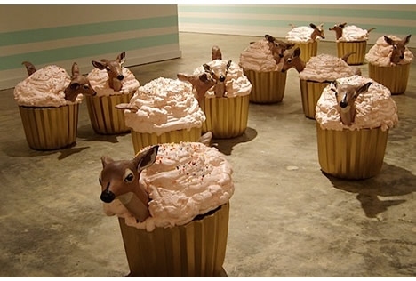 bambi, cupcake, cupcakes, deer, dolci