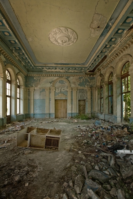 abandoned, decay and moulding