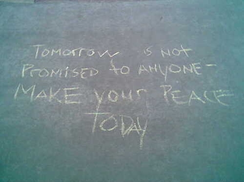 message, peace and promises