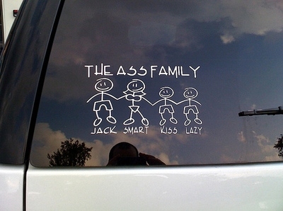 ass,  family and  humor