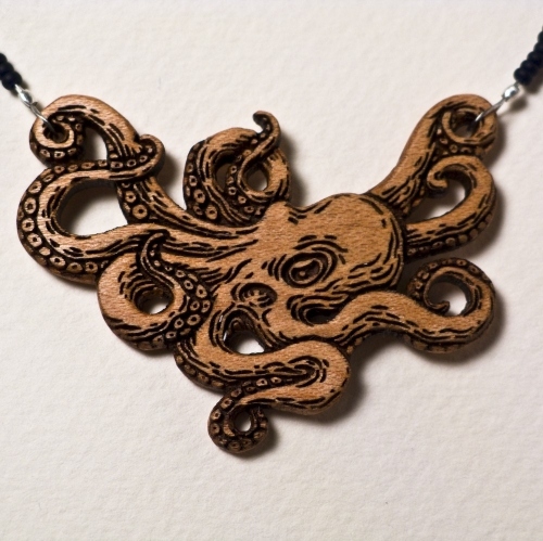 carving, cephalopods and jewelry