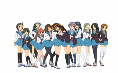 anime,  cute japanese and  haruhi