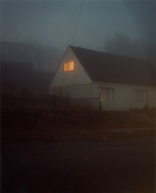 brume, fog and house