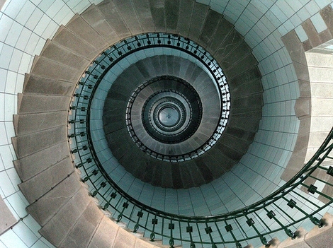 interior, lighthouse and spiral