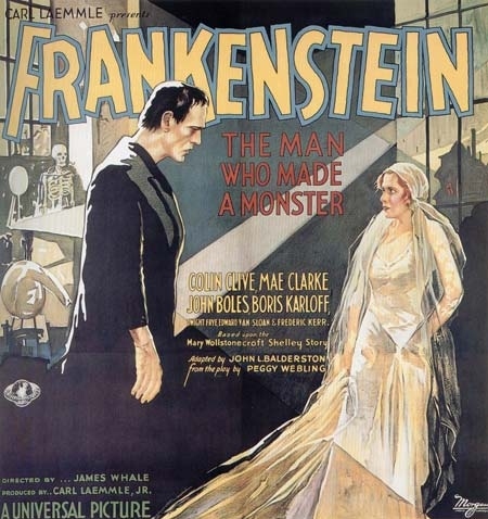 covers or posters, film and frankenstein