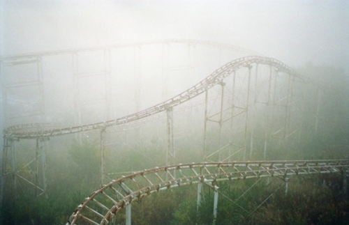 abandoned, above and amusement