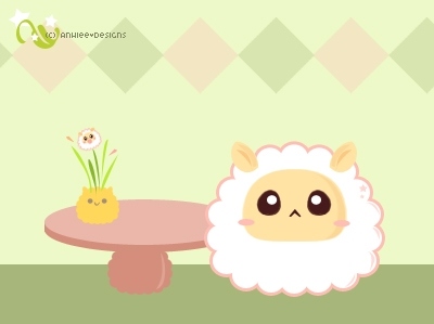 cute,  illustration and  sheep
