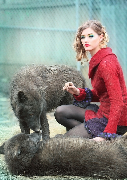 animals, blond and girl