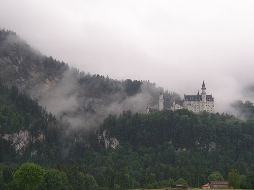bavaria, castle and castle neuschwannstein