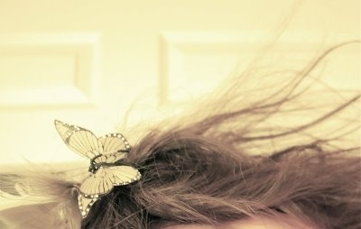 borboleta,  butterfly and  cabelo
