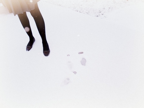 footprint, girl and legs