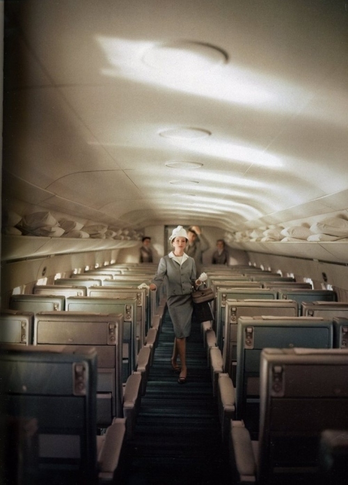 1940s, aeroplane and color photography