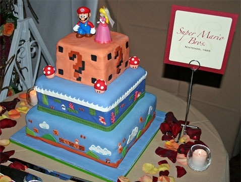 cake, princess peach and separate with comma