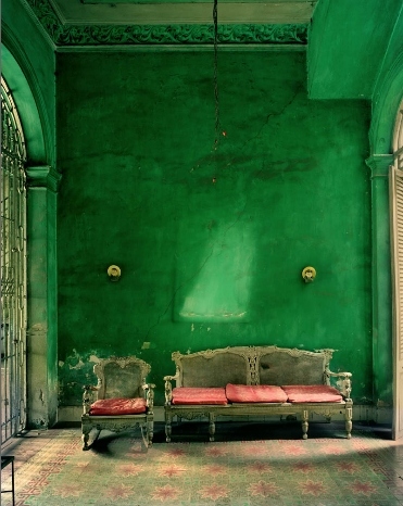 antique, green and interior