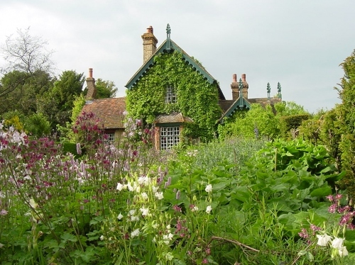 cottage, england and garden