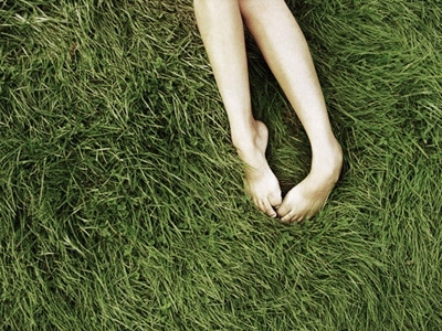 barefoot,  feet and  grass