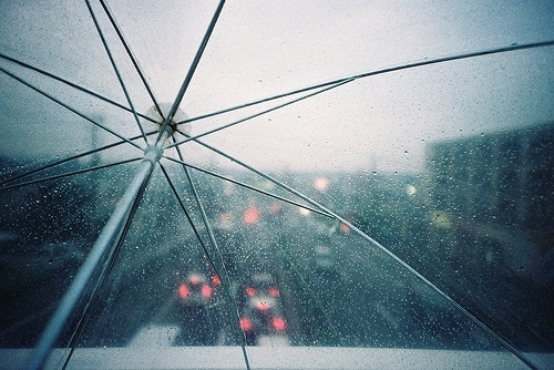 bokeh, photography and rain