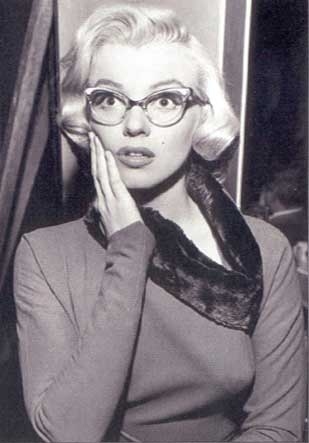 bitch, glasses and marilyn