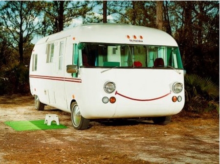 advertisement, camping and mobile home