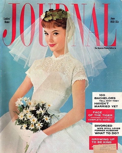 1950s, bridal and bridal magazine