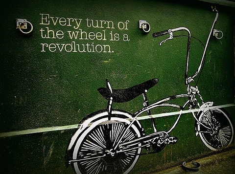 bicycle, bike and message