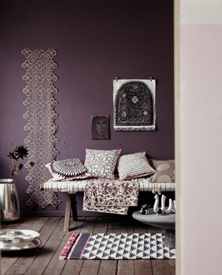 carpet, crochet and cushions