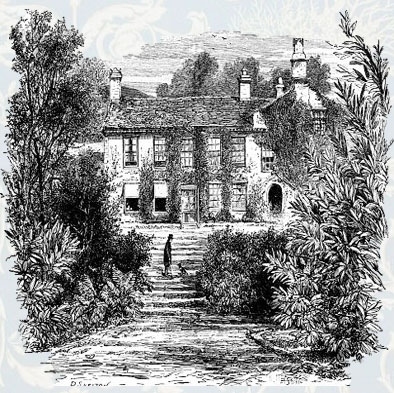 austen, black and white and exterior