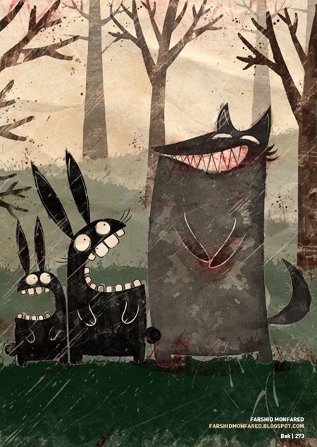 bunnies, bunny and forest